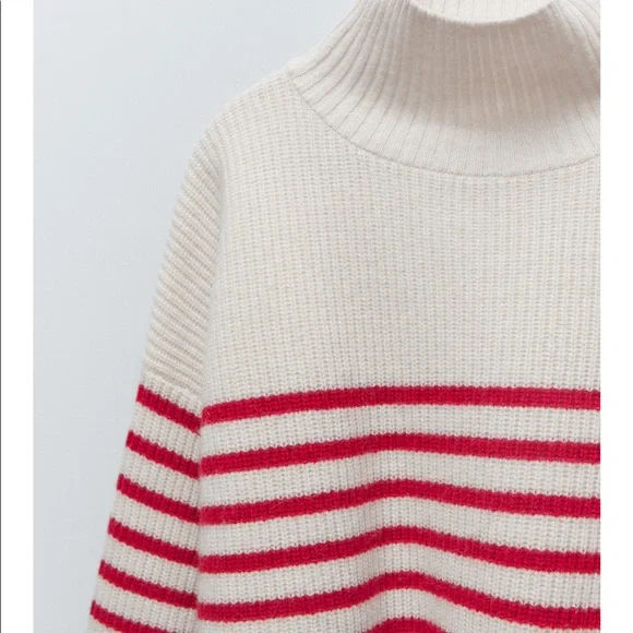 ZARA 💯 wool striped sweater - Picture 9 of 9